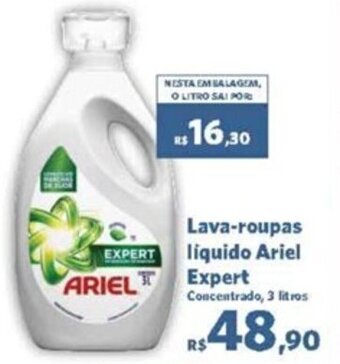 Sam's Club Lava-roupas liquido Ariel Expert Concentrado, 3 litros oferta