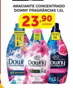 Roldão Amaciante concentrado downy 1,5l oferta