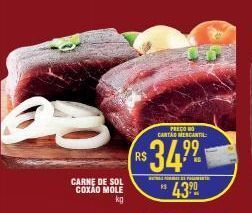 Mercantil Rodrigues Carne de sol coxão mole kg oferta