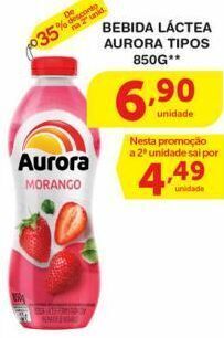 Roldão Bebida láctea aurora tipos 850g oferta
