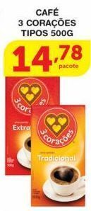 Roldão Café 3 corações tipos 500g oferta