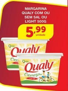 Margarina qualy com ou sem sal ou light 500g