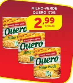 Roldão Milho verde quero 170g oferta