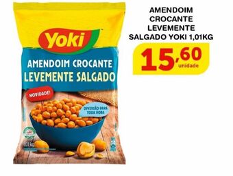 Roldão Amendoim crocante levemente salgado yoki 1,01kg oferta