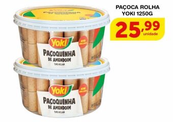 Roldão Paçoca rolha yoki 1250g oferta