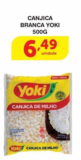 Roldão Canjica branca yoki 500g oferta