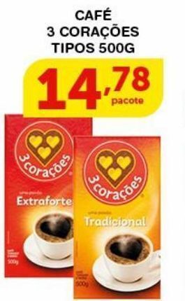 Roldão Café 3 corações 500g oferta