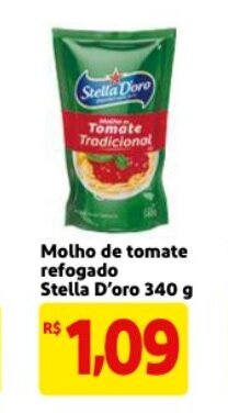 Mercado Extra Molho de Tomate refogado Stella D'oro 340g oferta