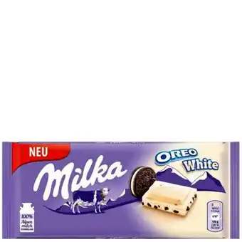 Chocolate milka branco oreo 100g