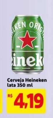 Mercado Extra Cerveja Heineken lata 350ml oferta
