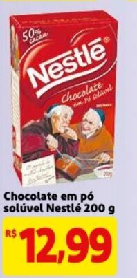 Mercado Extra Chocolate em po soluvel Nestle 200g oferta