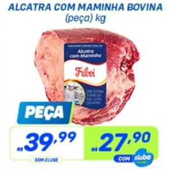 ALCATRA COM MAMINHA BOVINA (peça) kg