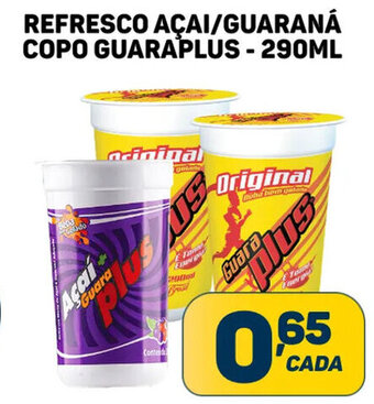 Dom Atacadista REFRESCO AÇAI/GUARANÁ COPO GUARAPLUS - 290ML oferta