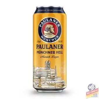 Cerveja paulaner munchner hell lata500ml