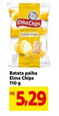 Mercado Extra Batata palha Elma Chips 110g oferta