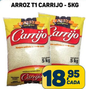 Dom Atacadista ARROZ T1 CARRIJO -5KG oferta