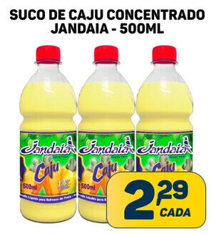 Dom Atacadista SUCO DE CAJU CONCENTRADO JANDAIA- 500ML oferta