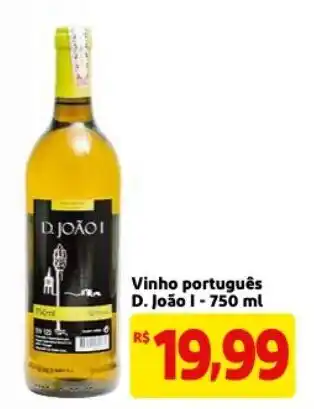 Vinho portugues D. Joao I 750ml