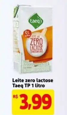 Mercado Extra Leite Zero Lactose Taeq TP 1L oferta