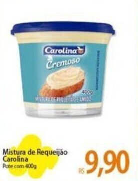 Atacadão Mistura de Requeijão Carolina Pote com 400g oferta