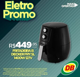 DB Supermercados FRITADEIRA B DECKER FRY 5L 1400W 127V oferta