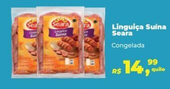Supermercados Mateus Linguiça Suína Seara Congelada oferta