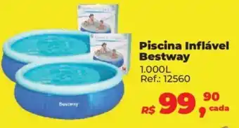 Supermercados Mateus Piscina Inflável Bestway 1.000L Ref.: 12560 oferta