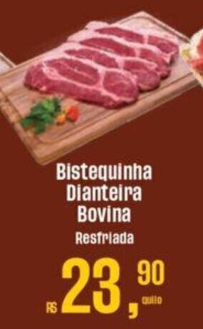 Supermercados Mateus Bistequinha Dianteira Bovina Resfriada oferta