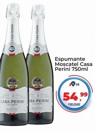 Tonin Superatacado Espumante moscatel casa perini 750ml oferta