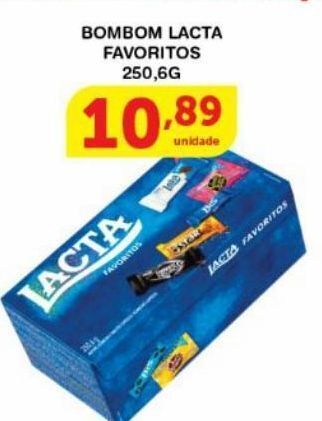 Roldão Bombom lacta favoritos 250,6g oferta