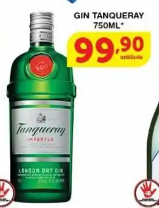 Gin tanqueray 750ml*