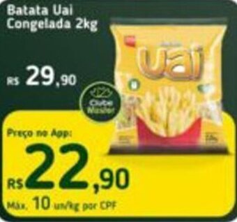 Master Supermercados Batata Uai Congelada 2kg oferta