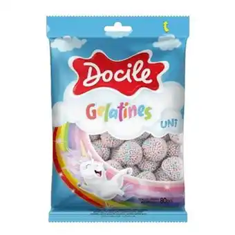 Bala docile gelatines embalagem 80g