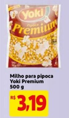 Mercado Extra Milho para pipoca Yoki Premium 500g oferta
