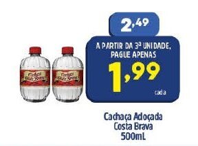Arena Atacado Cachaca Adocada Costa Brava 500ml oferta