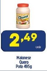 Arena Atacado Maionese Quero pote 495g oferta