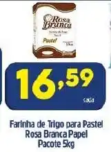 Arena Atacado Farinha de Trigo para Pastel Rosa Branca papel Pacote 5kg oferta
