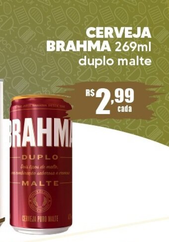 Supermercado Precito CERVEJA BRAHMA 269ml duplo malte oferta