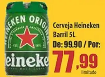 Superbom Supermercados Cerveja Heineken Barril 5L oferta