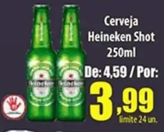 Superbom Supermercados Cerveja Heineken Shot 250ml oferta