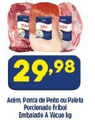 Arena Atacado Acem, Ponta de Peito ou Paleta Porcionado Friboi Embalado a vacuo 1kg oferta
