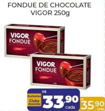 Supermercados Avenida FONDUE DE CHOCOLATE VIGOR 250g oferta