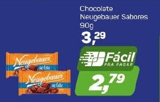 Arena Atacado Chocolate Neugebauer Sabores 90g oferta