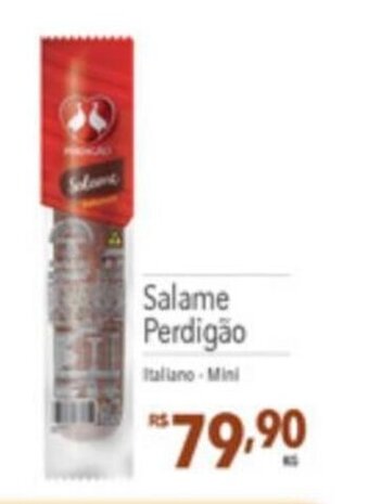 Supermercados Condor Salame Perdigão oferta