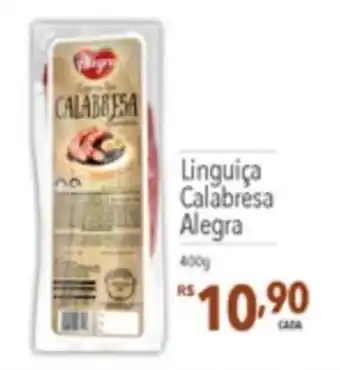 Supermercados Condor Linguiça Calabresa Alegra 400g oferta