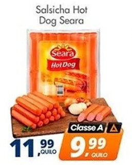 Delta Supermercados Salsicha Hot Dog Seara oferta