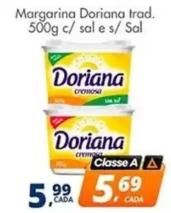 Margarina Doriana trad. 500g c/ sal e s/ Sal