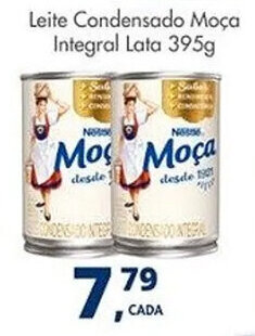 Delta Supermercados Leite Condensado Moça Integral Lata 395g oferta