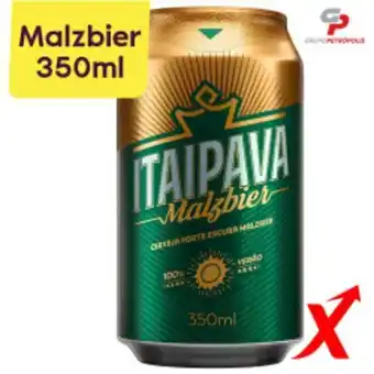 Supermercados Big Compra Cerveja escura malzbier itaipava lata 350ml oferta