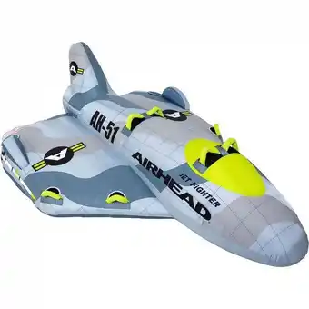 Carrefour Express Jet fighter boia rebocavel aquatica para 4 pessoas, airhead, cinza oferta